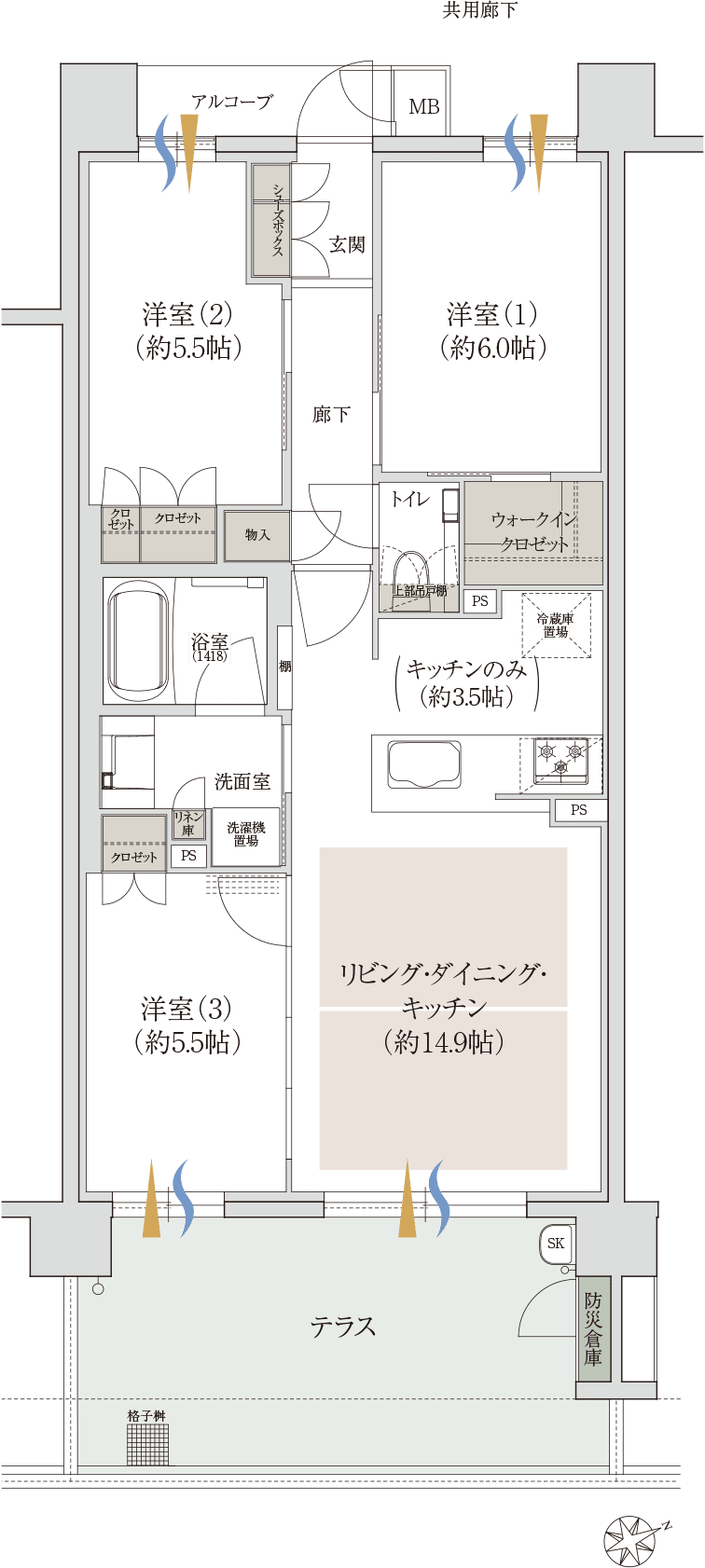 Bttype間取り図