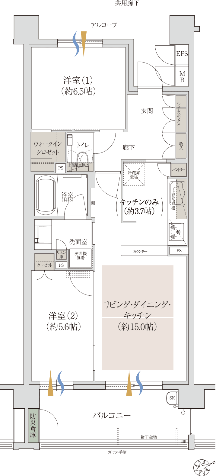 Ctype間取り図
